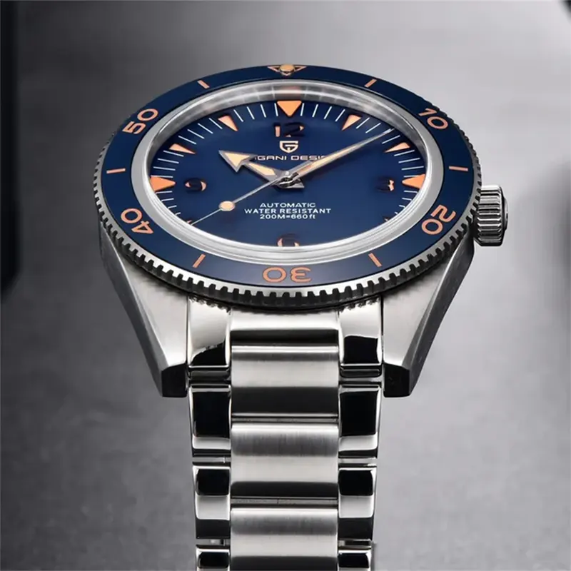 Pagani Design Seamaster Japan Automatic Blue Dial Men's Watch- PD-YS005